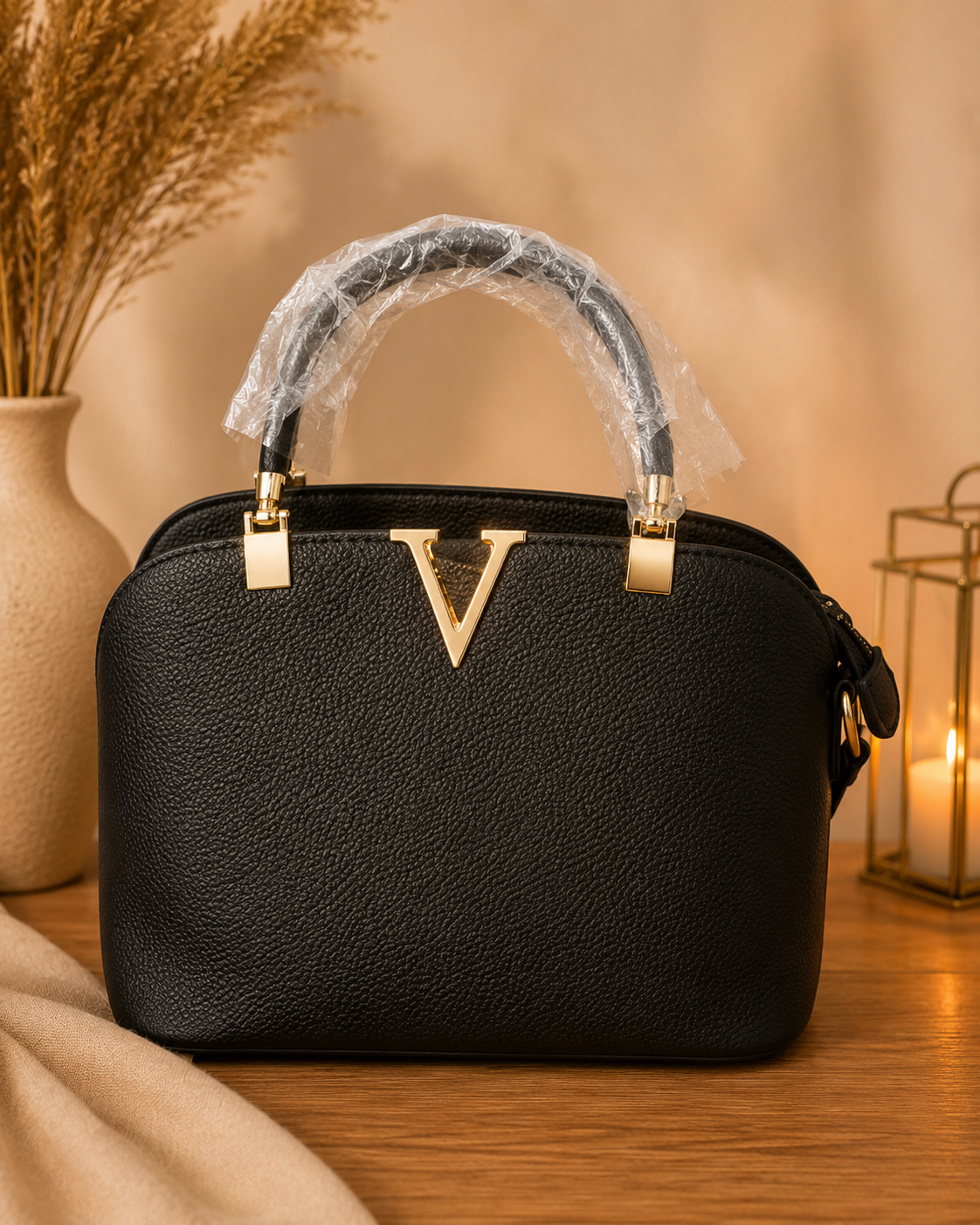 bolso con V