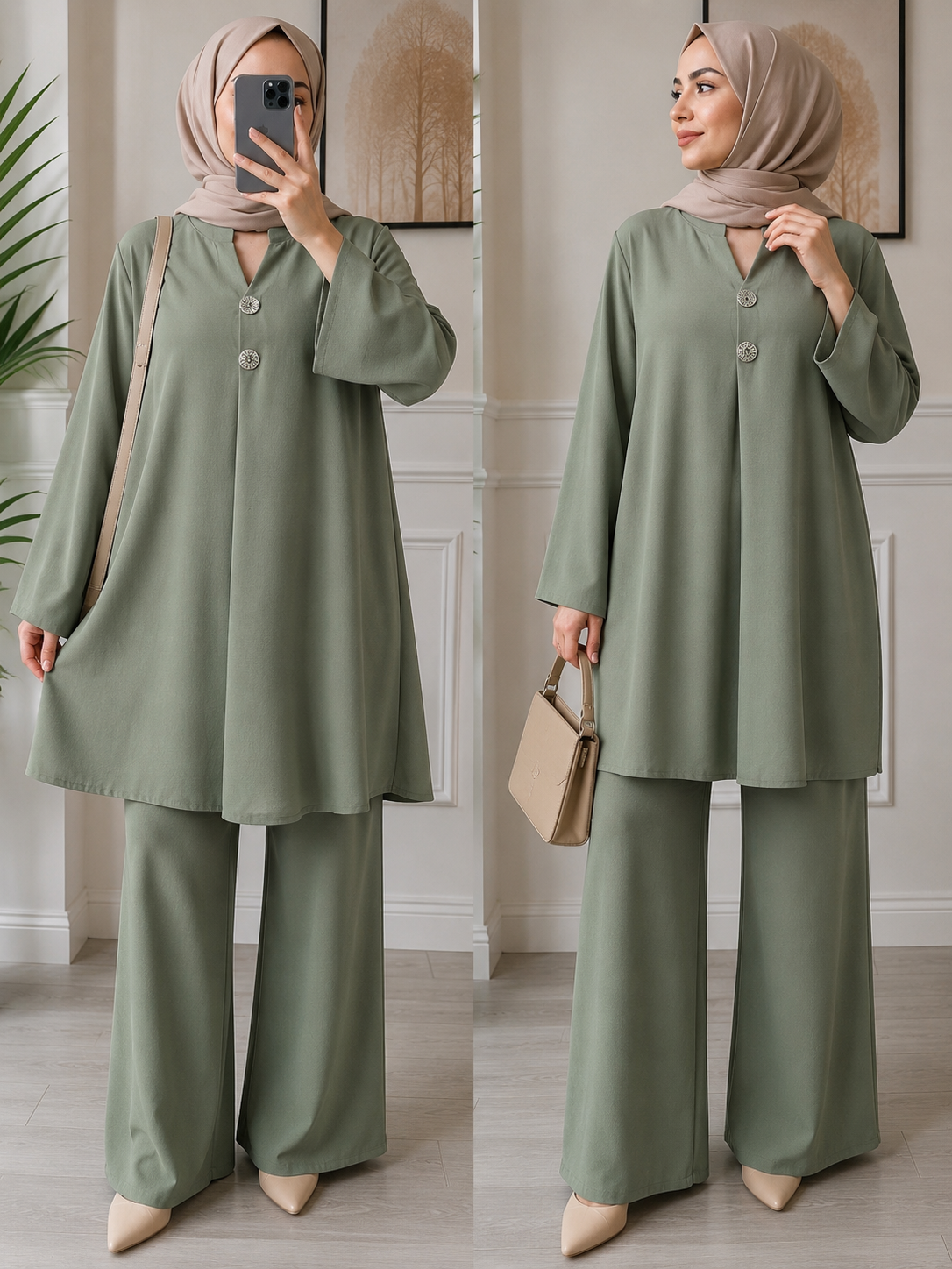 Conjunto de 2 piezas